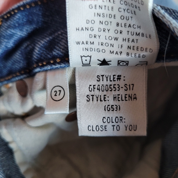 GRLFRND Helena straight leg cropped jeans size 27 - Picture 12 of 16